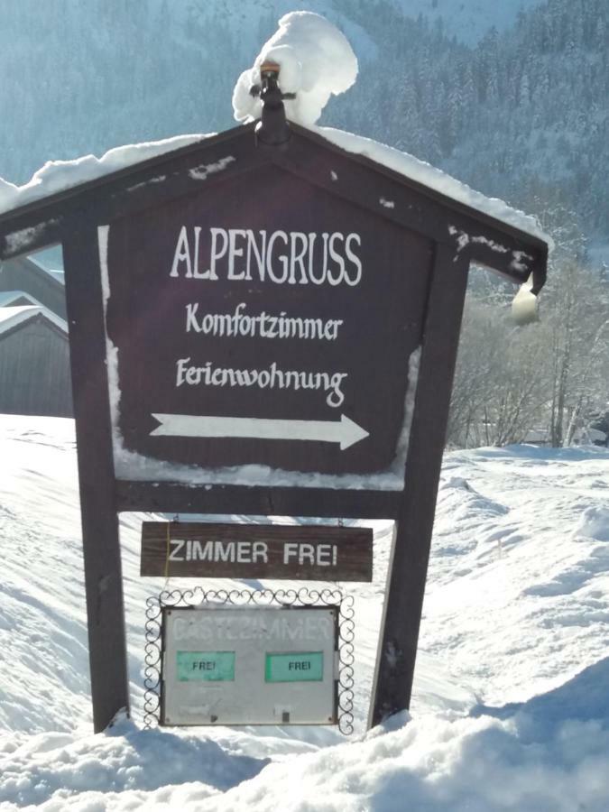 Pension Alpengruss Heiterwang Eksteriør billede